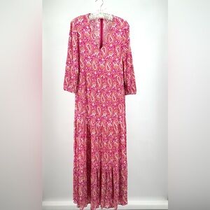 Boden Pink Paisley Maxi Dress